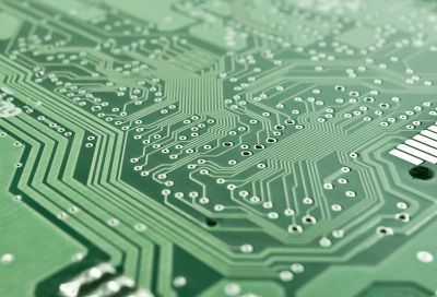 green computer motherboard