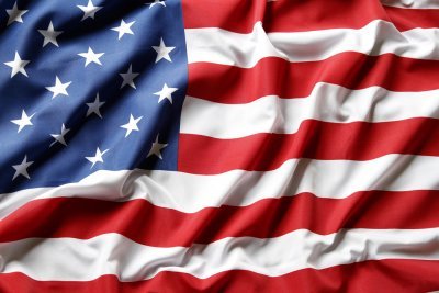 American Flag with wrinkles