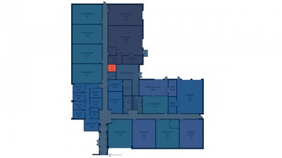 Diagram that show unisex restrooms on the Davie Campus