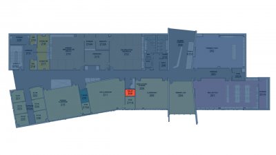 Diagram that show unisex restrooms in smith building