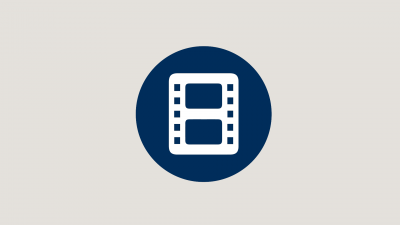 Video placeholder. Illustration of filmstrip.