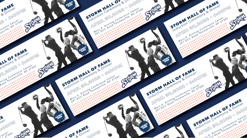Storm Hall of Fame Tickets