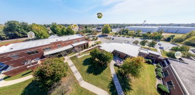 Birds Eye View of Davie Campus