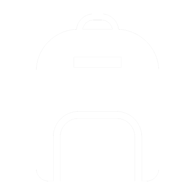 White book bag icon