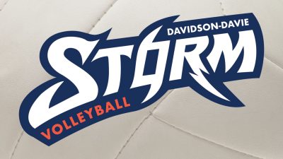 Davidson-Davie Storm Volleyball Logo.