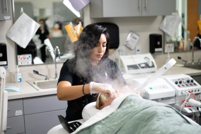 Esthetics student.