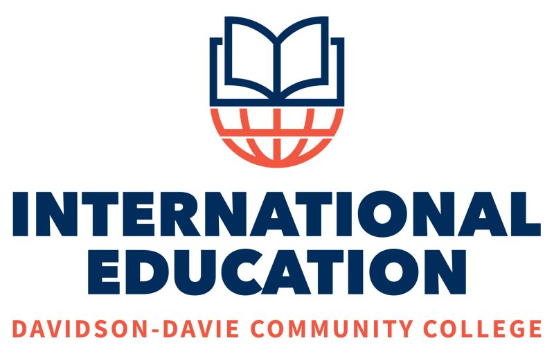 Logo for International Education at Davidson-Davie Community College.