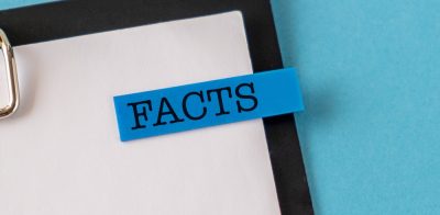 Text reads: "Facts".