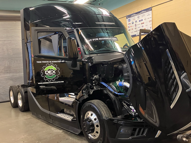 DEX Heavy Duty Parts and Volvo Group North America Donate Truck to Davidson-Davie Community College