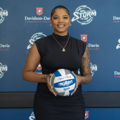 Makayla Whitfield, Davidson-Davie Community College's Head Women's Volleyball Coach.